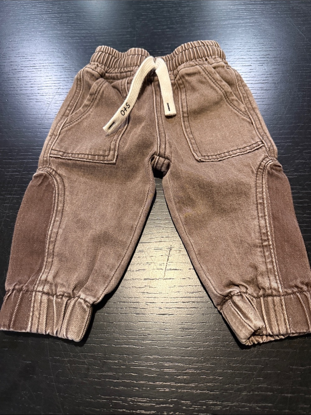 Scout Brown Drawstring Elastic Waist Jogger Pants